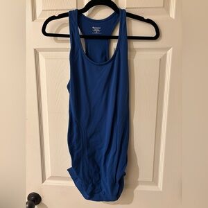Athleta Deep Blue Activewear Top Medium
